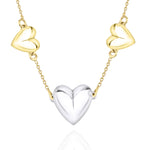 Load image into Gallery viewer, Tri-Heart Love Necklace