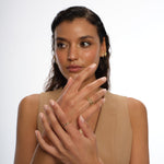 Load image into Gallery viewer, Colorful Gem Two Lines Luminous Ring