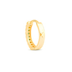 Load image into Gallery viewer, Emerald Reversible Hoop Earring (Large)