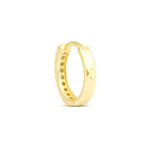 Load image into Gallery viewer, Emerald Reversible Hoop Earring (Large)