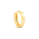 Load image into Gallery viewer, Emerald Reversible Hoop (Medium)