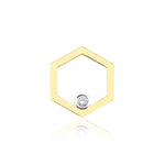 Load image into Gallery viewer, Solo HexaGlow Earring with Diamond