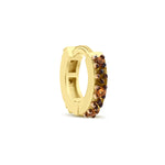 Load image into Gallery viewer, Colorful Black Rhodium Reversible Huggie