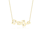 Load image into Gallery viewer, Four Luminous Necklace with Iolite and Diamond
