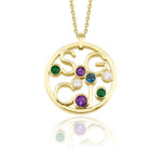 Load image into Gallery viewer, Petite Gold Hugging Names Necklace (1.5 cm / 0.59 inches)