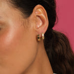 Load image into Gallery viewer, Heart to Big Heart Reversible Hoop Earring