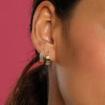 Load image into Gallery viewer, Heart to Big Heart Reversible Hoop Earring