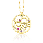 Load image into Gallery viewer, Love Amore Aşk Chain Necklace