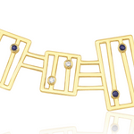 Load image into Gallery viewer, Four Luminous Necklace with Iolite and Diamond