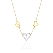 Tri-Heart Love Necklace