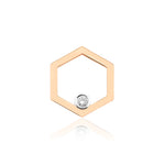 Load image into Gallery viewer, Solo HexaGlow Earring with Diamond
