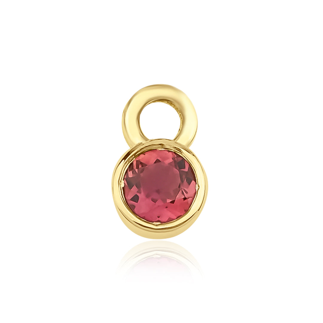 Pink Tourmaline Charm