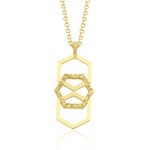 Load image into Gallery viewer, HexaGlow Patterned Pendant
