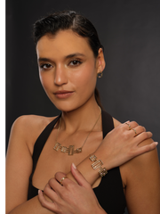 Trio Luminous Bracelet 
with Blue and Pink Sapphire Diamond